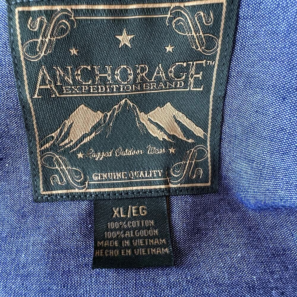 Anchorage Expedition Men's Plaid Flannel Shirt XL Soft Quality Fall Autumn - Picture 5 of 5